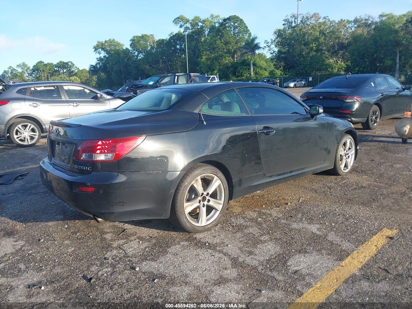 Vin: jthff2c27a2502560, lot: 46092639, lexus is 250c 20104