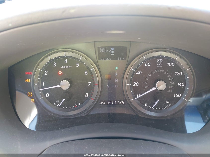 2007 Lexus Es 350 VIN: JTHBJ46G872089749 Lot: 45594289