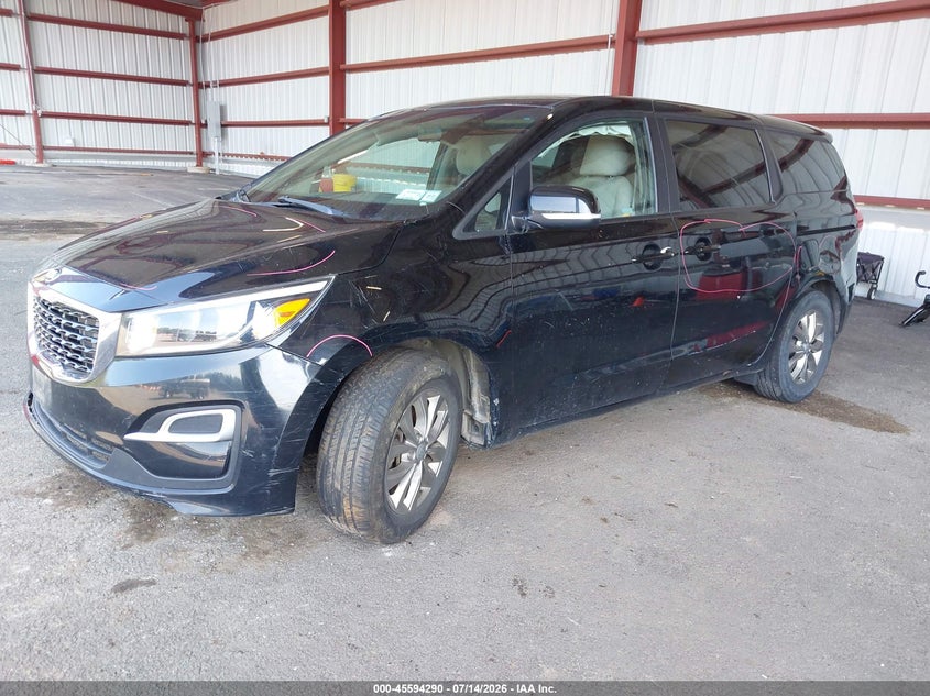 Vin: kndmb5c10k6509230, lot: 46092668, kia sedona lx 20192