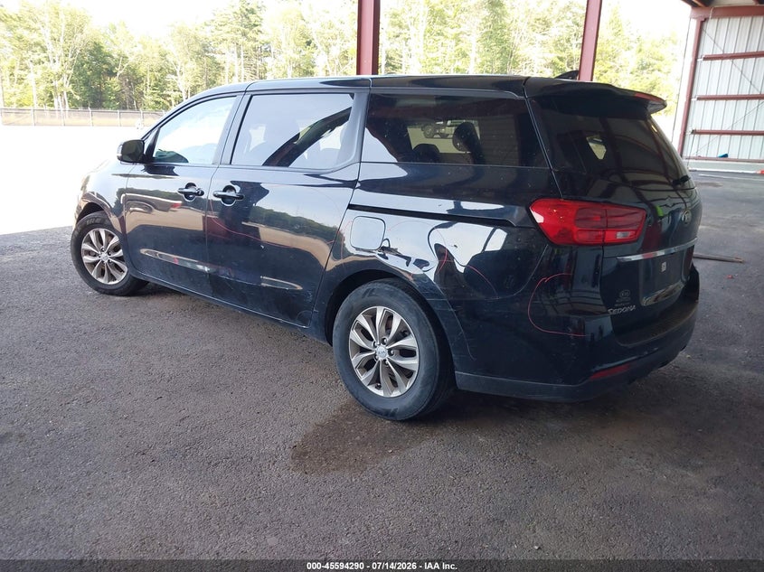 Vin: kndmb5c10k6509230, lot: 46092668, kia sedona lx 20193
