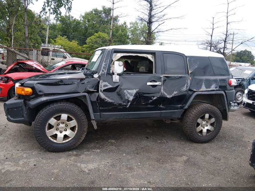 2010 Toyota Fj Cruiser VIN: JTEBU4BF4AK072150 Lot: 45594310