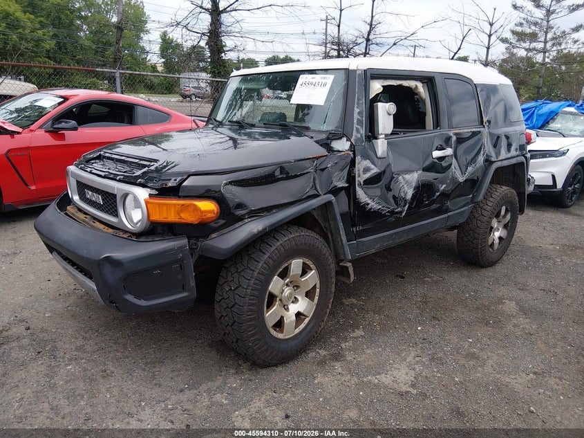 Vin: jtebu4bf4ak072150, lot: 46092687, toyota fj cruiser 20102