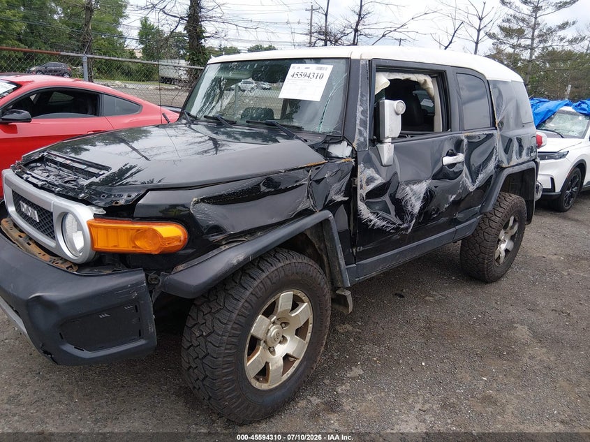 2010 Toyota Fj Cruiser VIN: JTEBU4BF4AK072150 Lot: 45594310