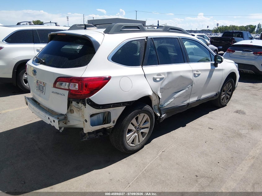 Vin: 4s4bsacc0j3218479, lot: 46092705, subaru outback 2.5i premium 20184