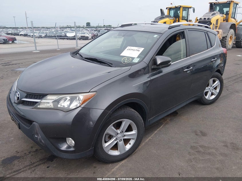 2013 Toyota RAV 4, Неизвестно, IAAI, VIN JTMRFREV1DD016544 — фото 2