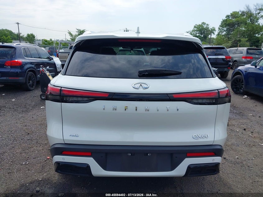 2024 Infiniti Qx60 Luxe Awd VIN: 5N1DL1FS8RC337739 Lot: 45594402