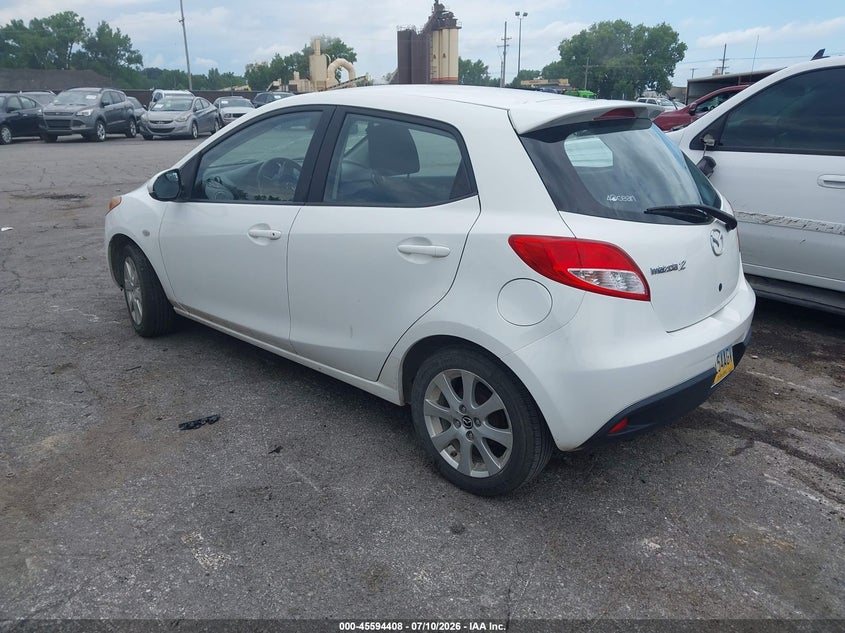 Vin: jm1de1ly5d0161427, lot: 46092785, mazda mazda2 touring 20133