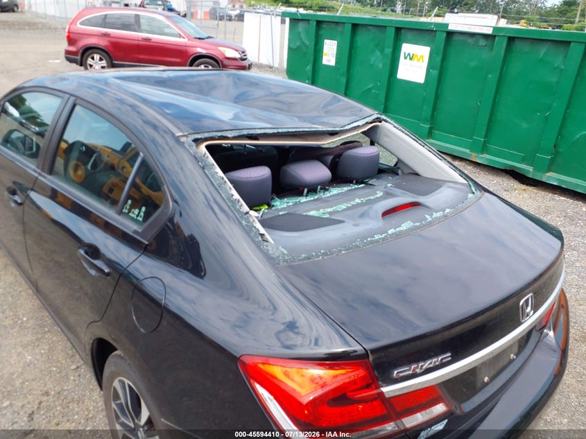 2015 HONDA CIVIC SEDAN 1.8L I-4 VVT, 143HP