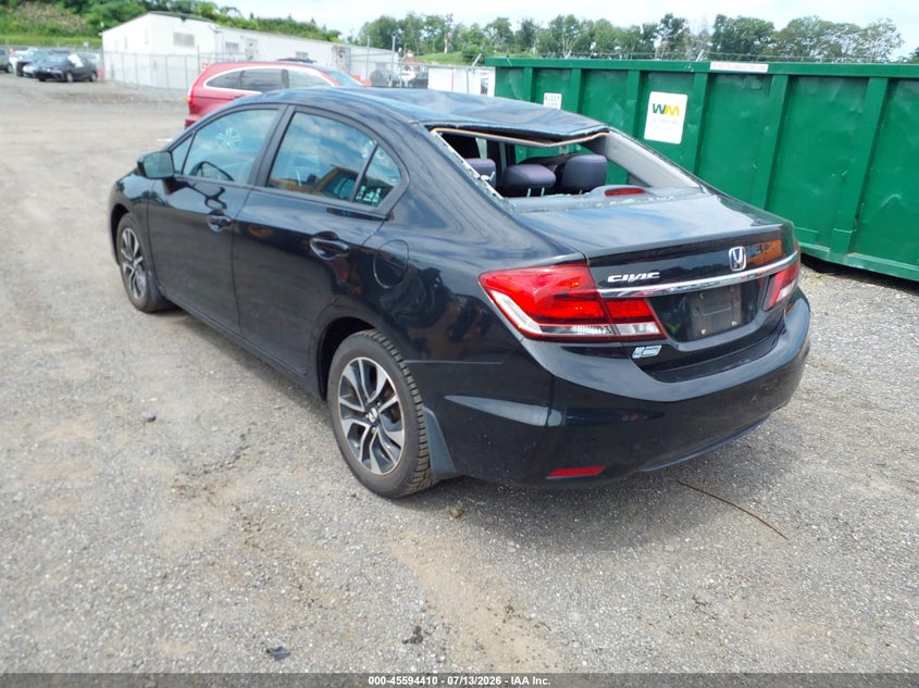 2015 HONDA CIVIC SEDAN 1.8L I-4 VVT, 143HP