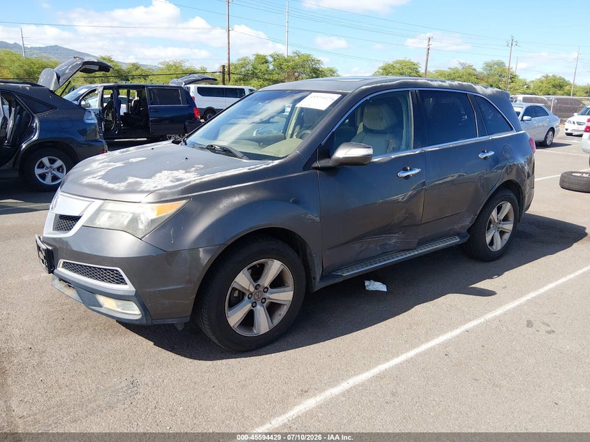 2010 Acura MDX, Обычный износ, IAAI, VIN 2HNYD2H22AH513122 — фото 2