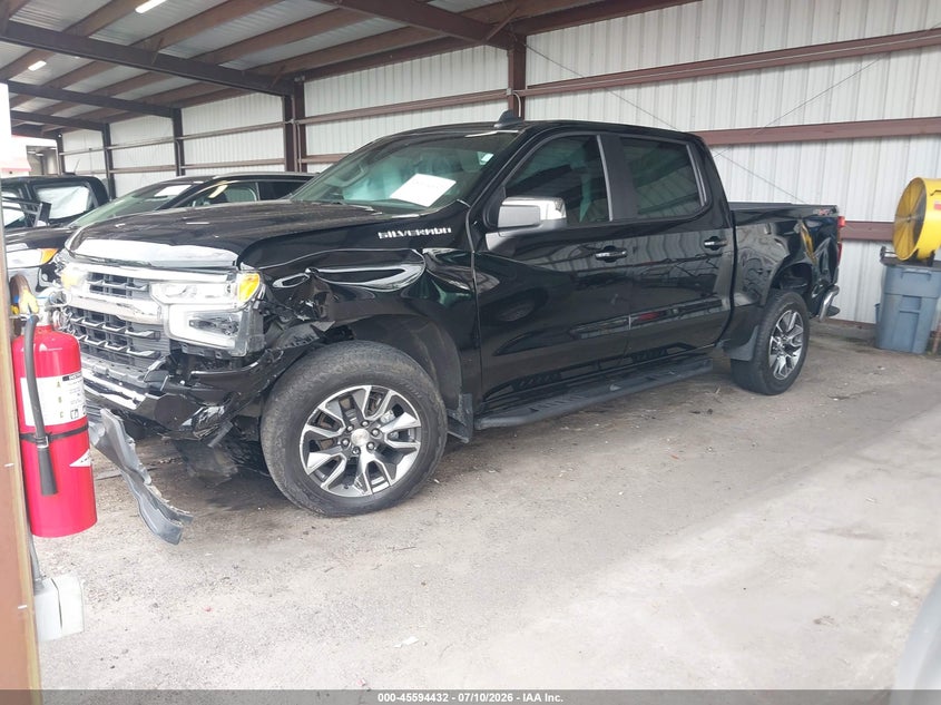 2024 Chevrolet Silverado 1500 4Wd Short Bed Lt With 2Fl, Left Side, IAAI, VIN 3GCPDKEK1RG215209 — photo 2