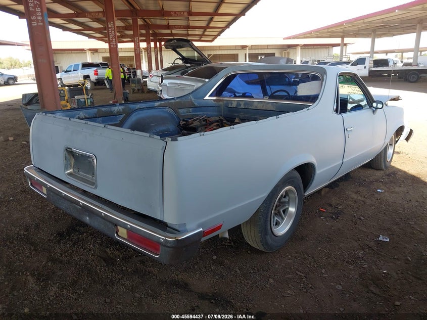 1983 Chevrolet El Camino VIN: 1GCCW80H4DR132101 Lot: 45594437