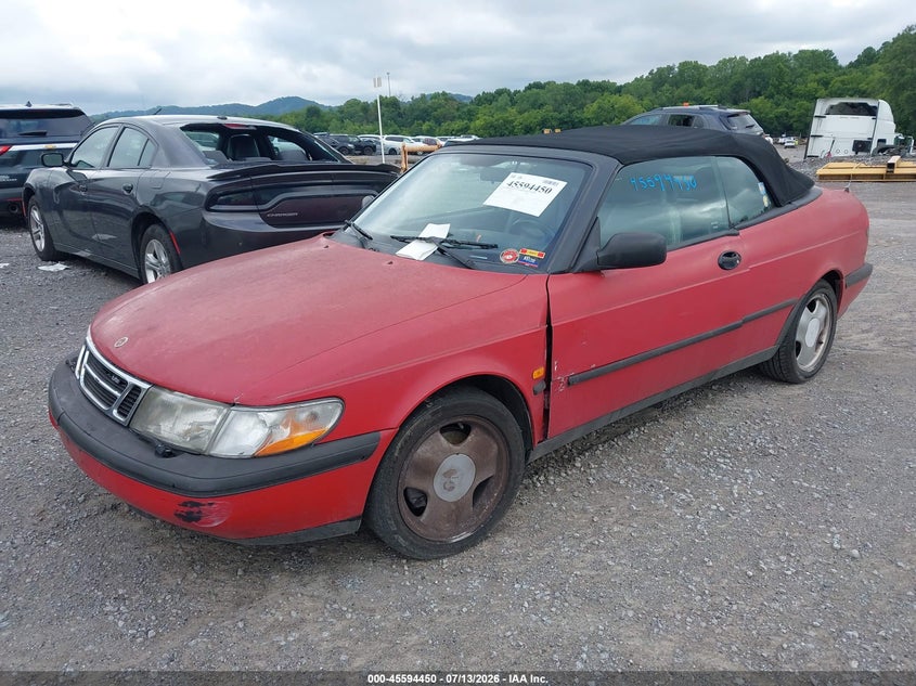 1995 Saab 900, Обычный износ, IAAI, VIN YS3DF75N8S7000716 — фото 2