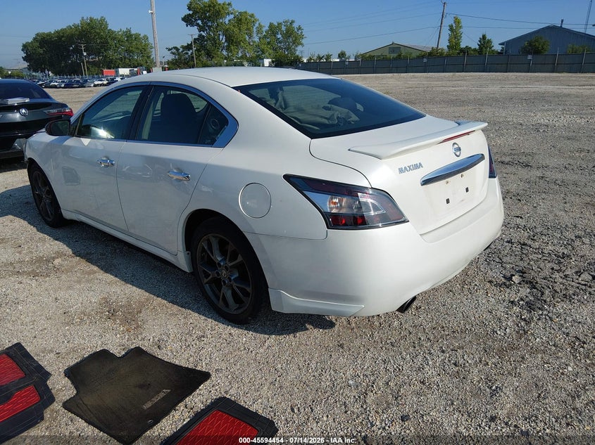 Vin: 1n4aa5ap1ec912710, lot: 46092831, nissan maxima 3.5 s 20143