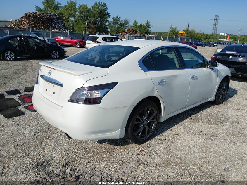 Vin: 1n4aa5ap1ec912710, lot: 46092831, nissan maxima 3.5 s 20144