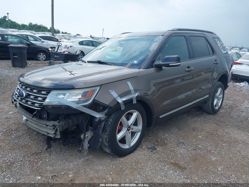 Vin: 1fm5k8d81ggb90838, lot: 46092837, ford explorer xlt 20162