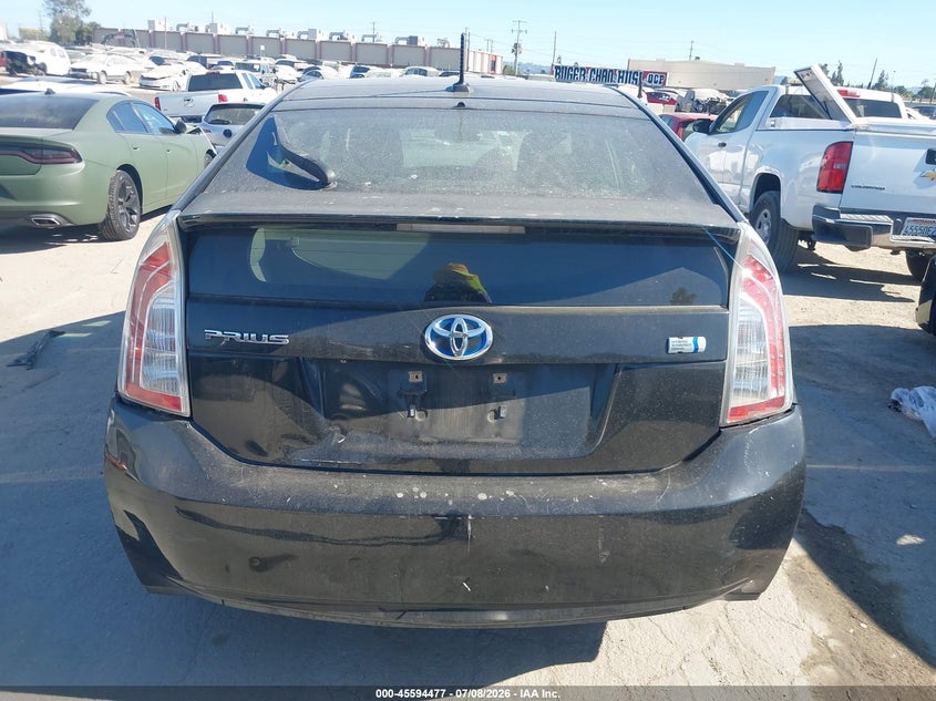 2012 TOYOTA PRIUS HATCHBACK 1.8L I-4 DOHC, VVT, 98HP