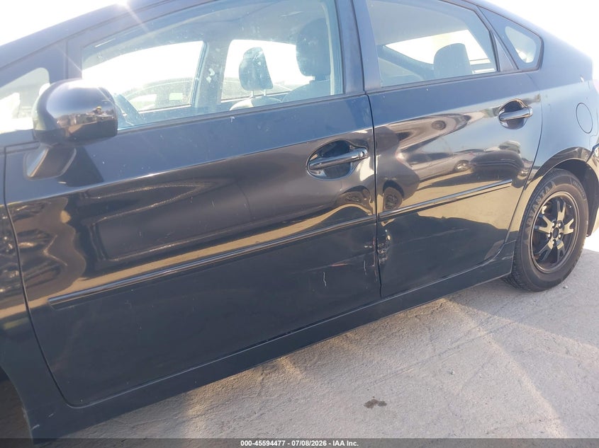 2012 TOYOTA PRIUS HATCHBACK 1.8L I-4 DOHC, VVT, 98HP