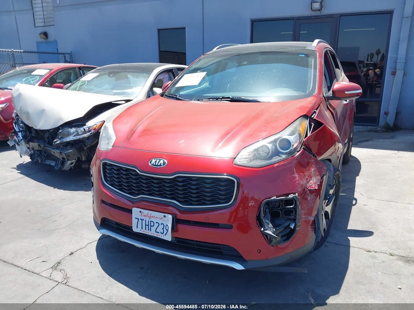 2017 Kia Sportage Sx Turbo VIN: KNDPR3A67H7081610 Lot: 45594485