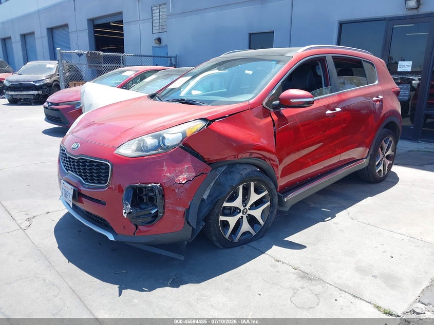 2017 Kia Sportage, Лівий перед, IAAI, VIN KNDPR3A67H7081610 — фото 2