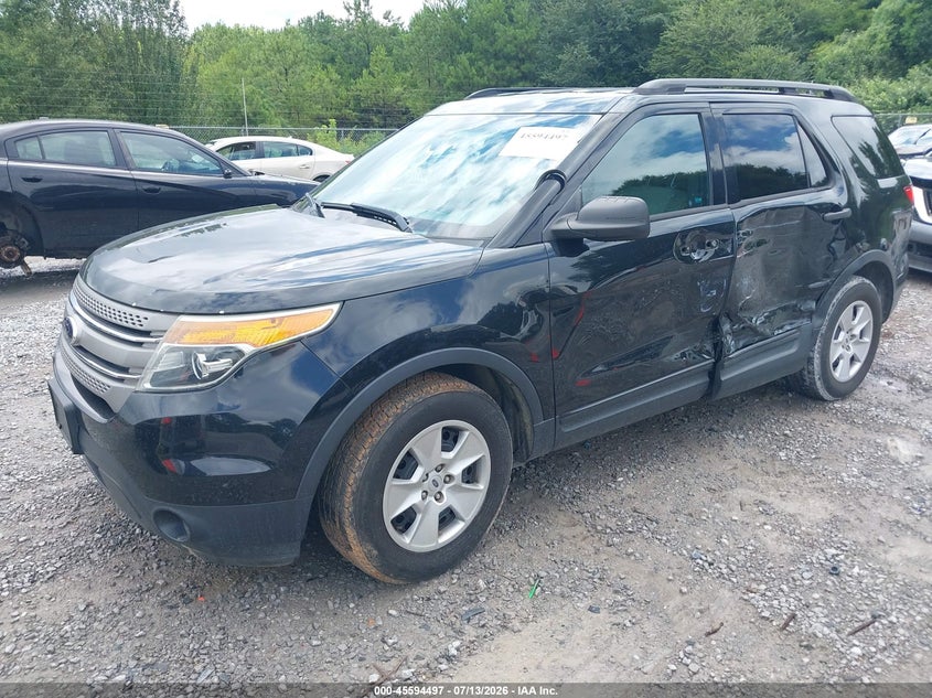 2013 Ford Explorer, Левый бок, IAAI, VIN 1FM5K7B86DGC67647 — фото 2