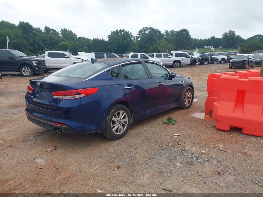 Vin: 5xxgt4l39gg082239, lot: 46092879, kia optima lx 20164