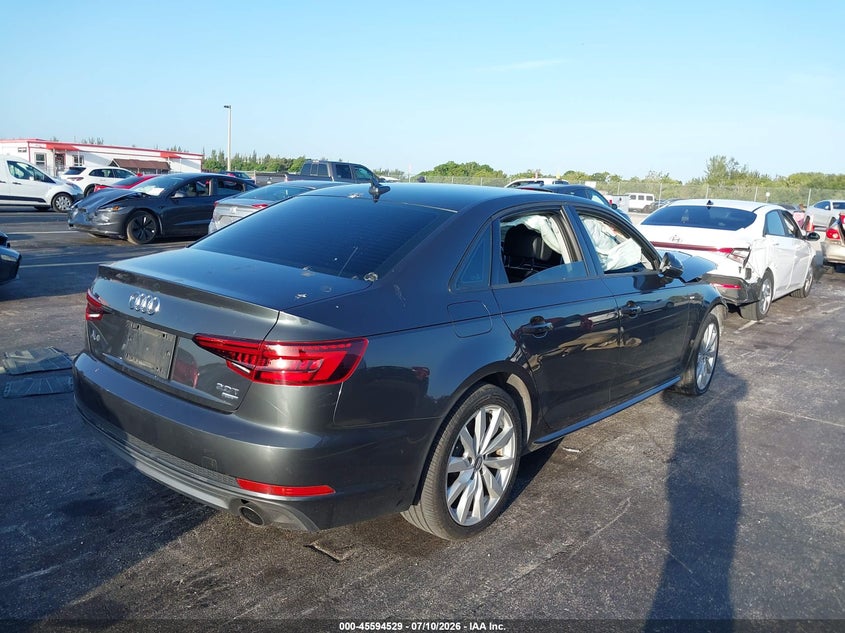 Vin: waukmaf47jn020132, lot: 46092906, audi a4 2.0t tech ultra premium/2.0t ultra premium 20184
