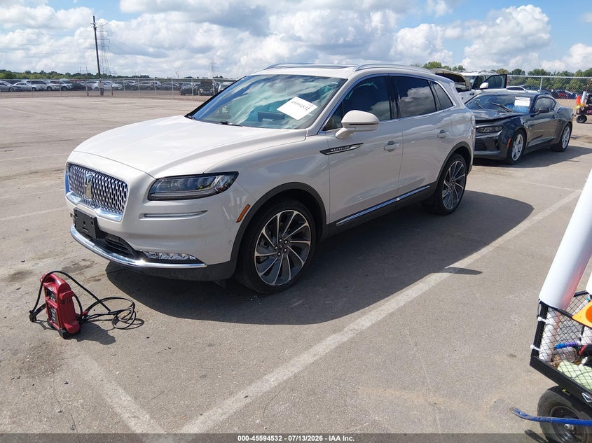 Vin: 2lmpj8kp8pbl09101, lot: 46092909, lincoln nautilus reserve 20232