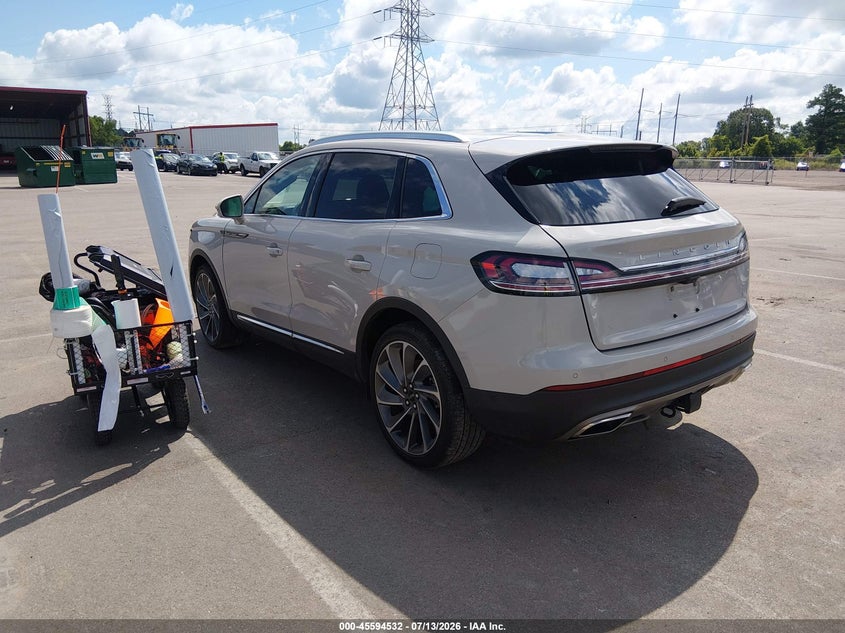 Vin: 2lmpj8kp8pbl09101, lot: 46092909, lincoln nautilus reserve 20233