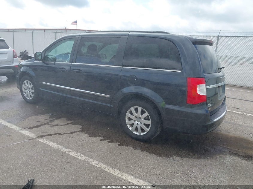 Vin: 2c4rc1bg0dr675325, lot: 46092931, chrysler town & country touring 20133
