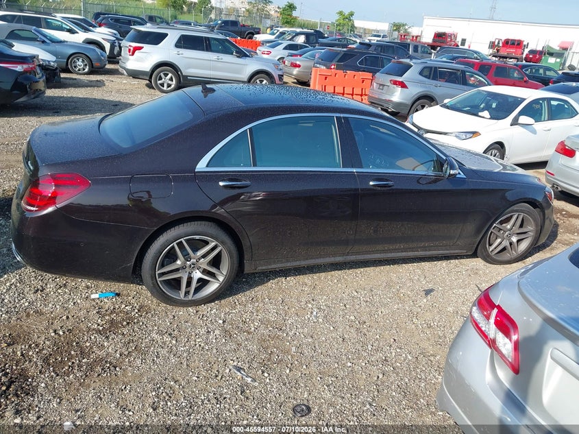 2019 Mercedes-Benz S 560 4Matic VIN: WDDUG8GB5KA444805 Lot: 45594557