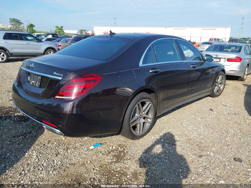 Vin: wddug8gb5ka444805, lot: 46092935, mercedes-benz s 560 4matic 20194