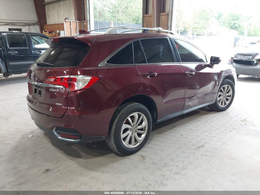ACURA RDX 2017 VIN 5J8TB4H50HL000378