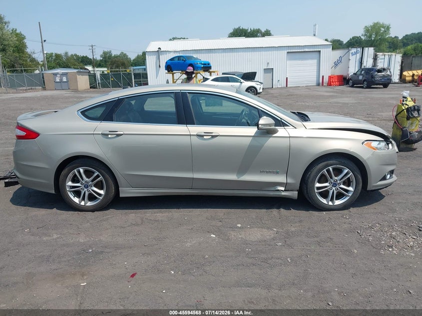 2016 Ford Fusion Hybrid Titanium VIN: 3FA6P0RUXGR131559 Lot: 45594568