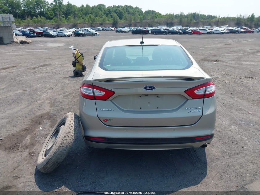 2016 Ford Fusion Hybrid Titanium VIN: 3FA6P0RUXGR131559 Lot: 45594568