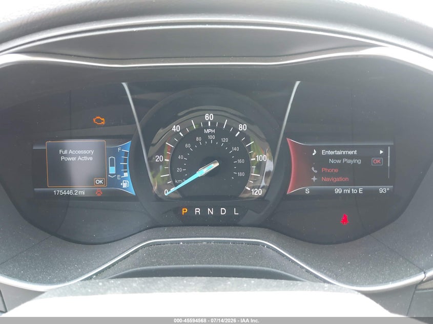 2016 Ford Fusion Hybrid Titanium VIN: 3FA6P0RUXGR131559 Lot: 45594568