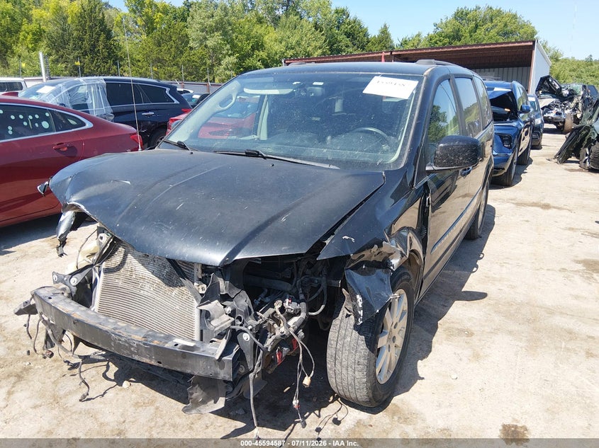Vin: 2c4rc1bg3gr287008, lot: 46092964, chrysler town & country touring 20162