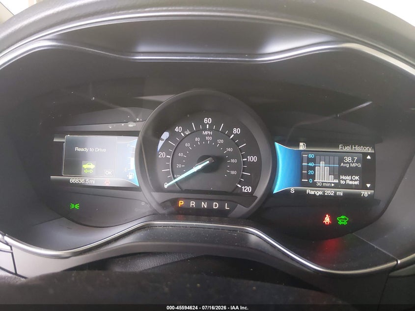 2018 FORD FUSION HYBRID auction photo 7