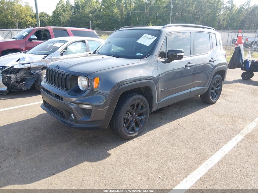 Vin: zacnjde17ppp27049, lot: 46093029, jeep renegade altitude 4x4 20232