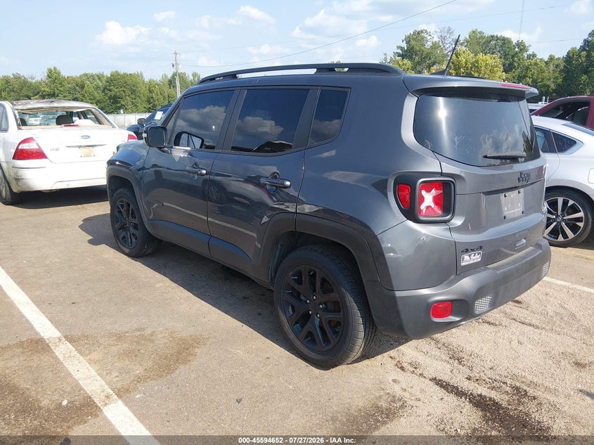 Vin: zacnjde17ppp27049, lot: 46093029, jeep renegade altitude 4x4 20233