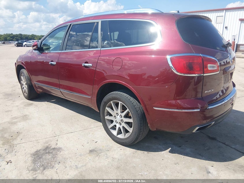 Vin: 5gakrbkd0gj113625, lot: 46093080, buick enclave leather 20163