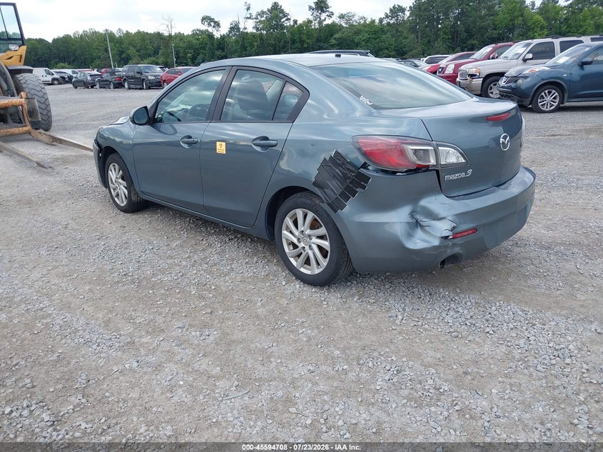 Vin: jm1bl1v73c1572643, lot: 46093085, mazda mazda3 i touring 20123