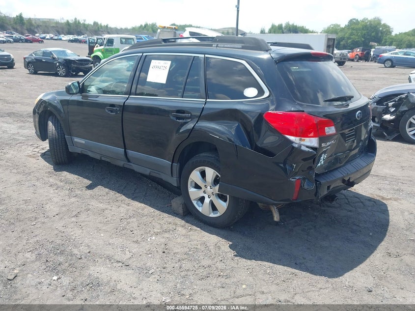 2012 SUBARU OUTBACK auction photo 3