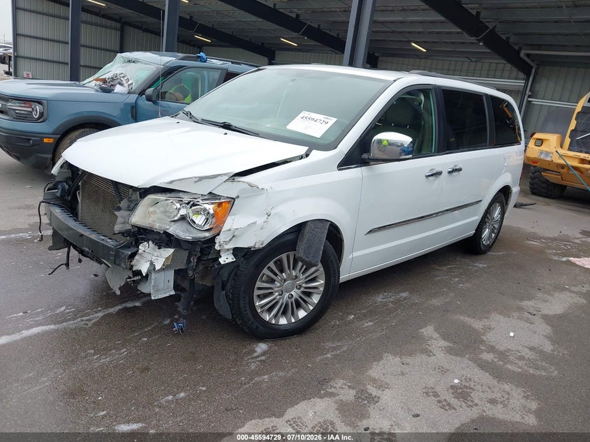Vin: 2c4rc1cg0fr522297, lot: 46093106, chrysler town & country touring-l 20152