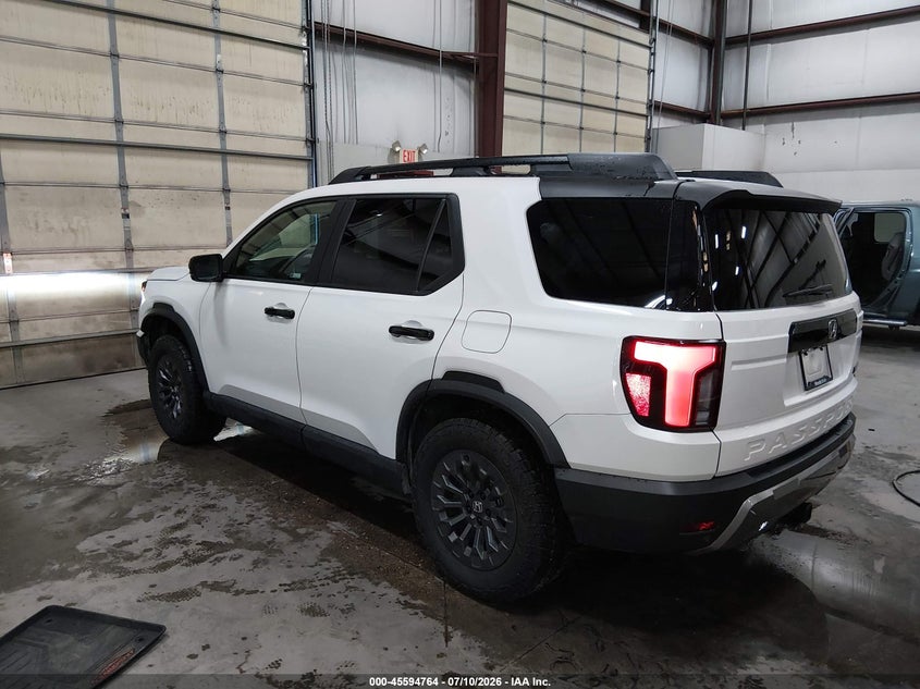 Vin: 5fnyf9h58tb014949, lot: 46093141, honda passport awd trailsport/awd trailsport blackout 20263