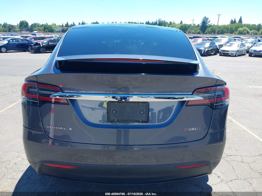 2019 Tesla Model X P100D/Performance VIN: 5YJXCDE48KF182043 Lot: 45594766