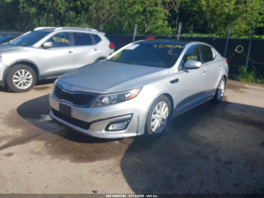 Vin: 5xxgn4a74eg268705, lot: 46093167, kia optima ex 20142