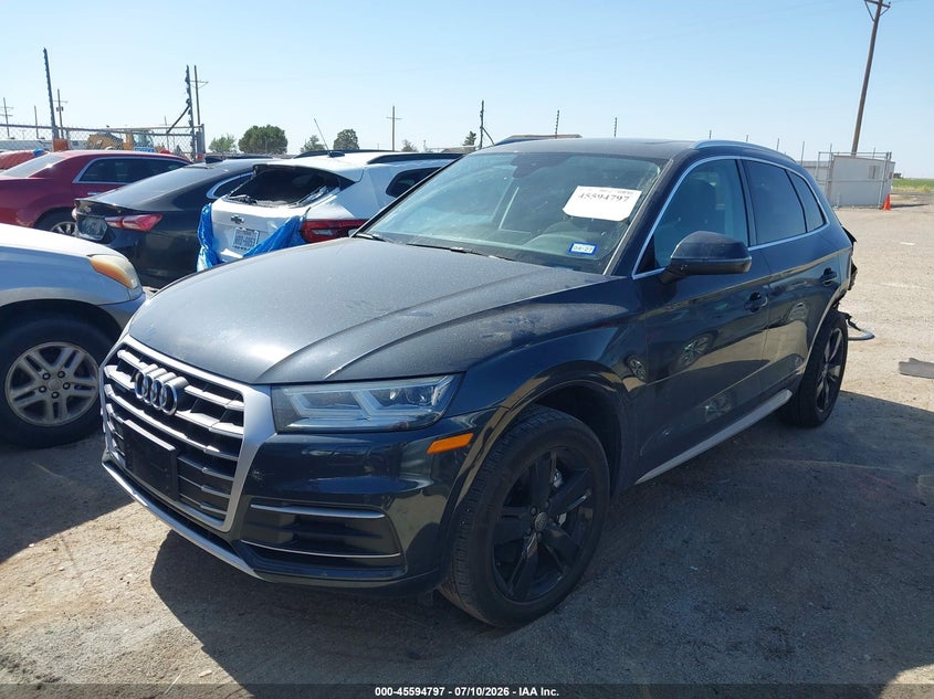 Vin: wa1bnafy8j2088292, lot: 46093174, audi q5 2.0t premium/2.0t tech premium 20182