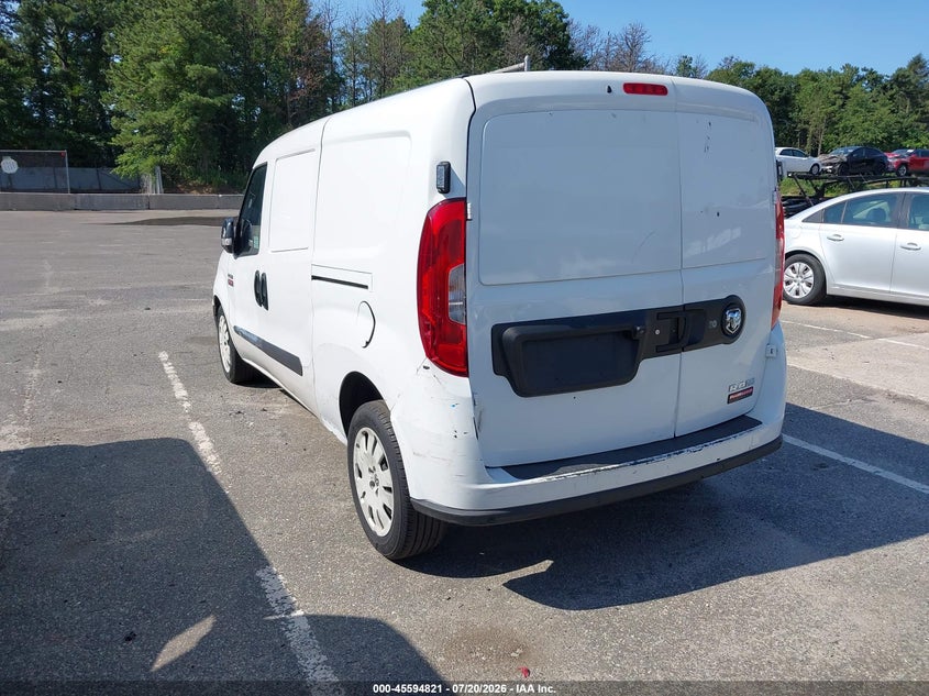Vin: zfbhrfbb3m6t24673, lot: 46093198, ram promaster city tradesman slt 20213