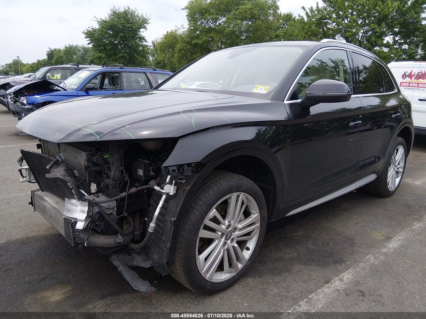 Vin: wa1bnafy9j2009213, lot: 46093203, audi q5 2.0t premium/2.0t tech premium 20182